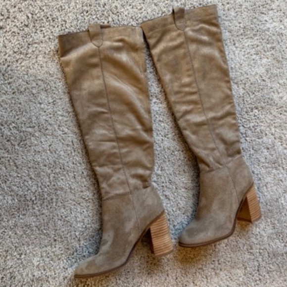Vici Saint Slouch Knee-High Boot in Taupe - Picture 4 of 10